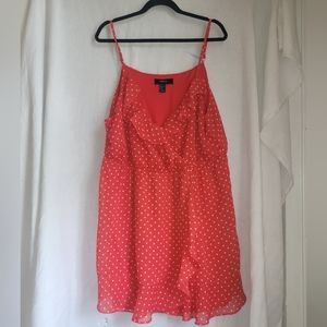 **NWOT** Red polka dot dress